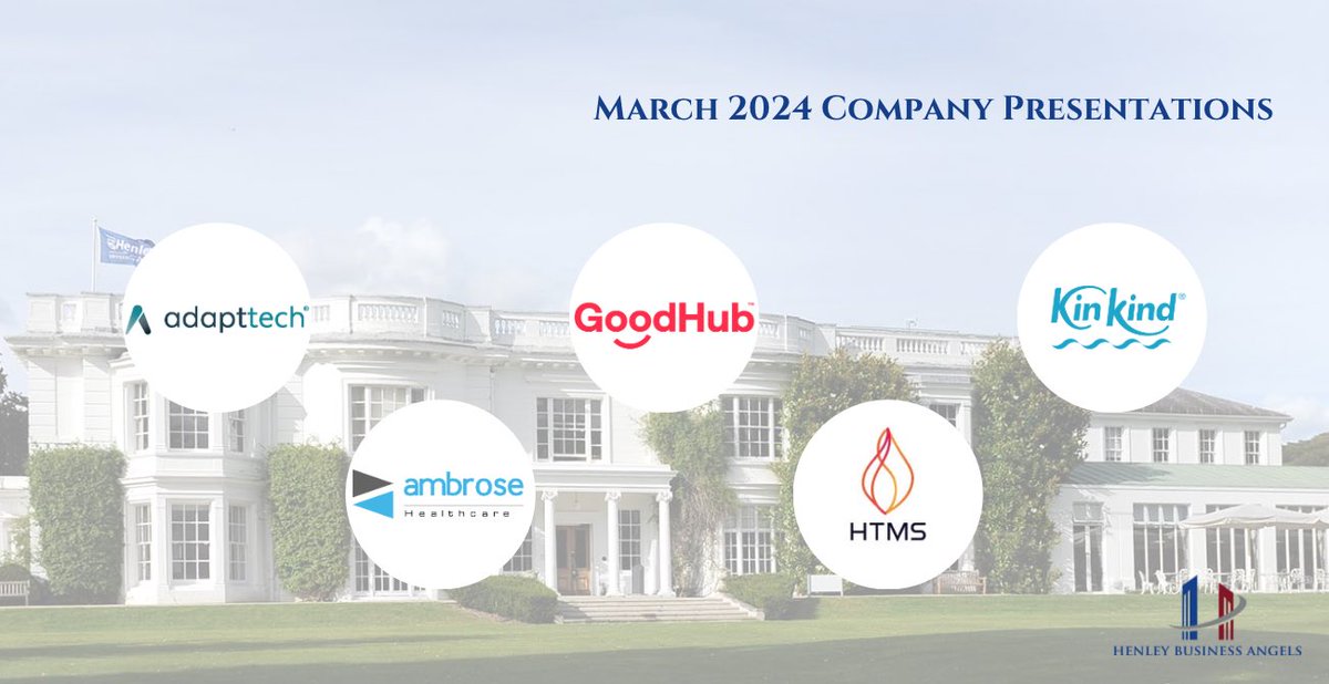 Henley Business Angels (@hbangels) on Twitter photo After last week’s interviews, our selection panel has chosen 5 companies to pitch to <a href="/HBAngels/">Henley Business Angels</a> at our March 2024 Company Presentations Event👏🏼
Check out the companies selected below⬇️ ⬇️ ⬇️ After last week’s interviews, our selection panel has chosen 5 companies to pitch to <a href="/HBAngels/">Henley Business Angels</a> at our March 2024 Company Presentations Event👏🏼
Check out the companies selected below⬇️ ⬇️ ⬇️