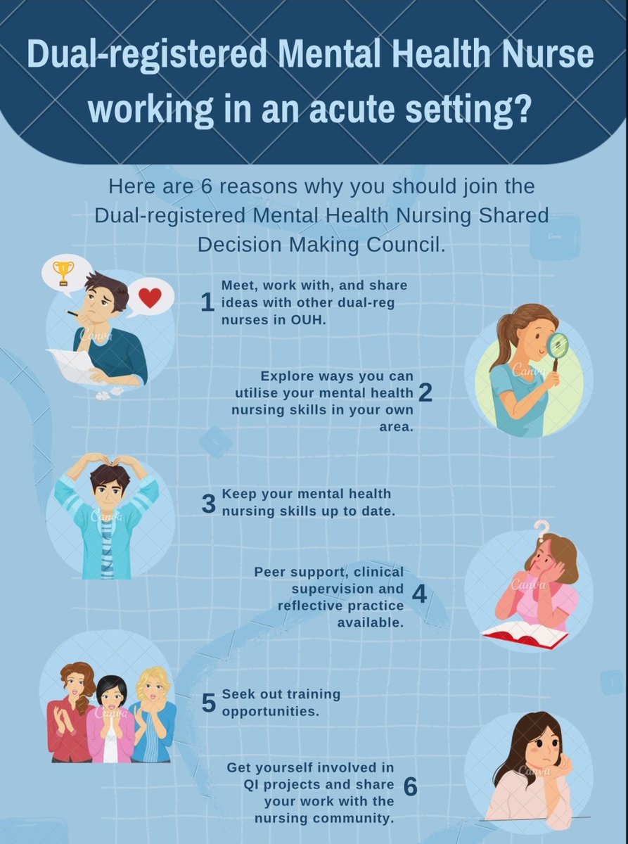 Dual-registered mental health nurse who works in OUH? 

Ask me about joining our new dual-reg Council!