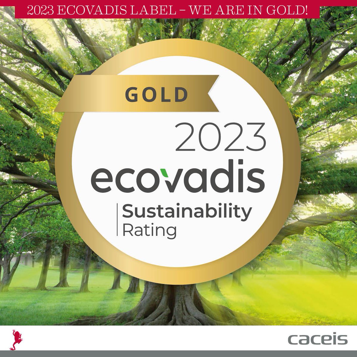 c_pierron's tweet image. With a CSR plan focused on supply chain (responsible purchasing),environment and ethical principles, 𝗖𝗔𝗖𝗘𝗜𝗦 𝗮𝘄𝗮𝗿𝗱𝗲𝗱 𝗚𝗢𝗟𝗗 𝗹𝗮𝗯𝗲𝗹 𝗘𝗖𝗢𝗩𝗔𝗗𝗜𝗦 𝗶𝗻 𝟮𝟬𝟮𝟯!

#WorkAtCACEIS #CSR #AssetServicing