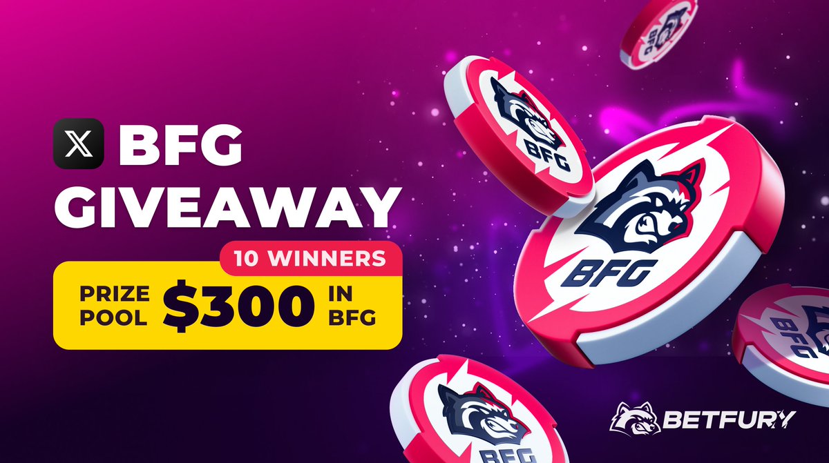 💰#GIVEAWAY for $300 in BFG Join Now & Win #Crypto! ≫ Be registered on betfury.tv/_BetFury ≫ Write #BFG + your BetFury username below ❤️+ RT 10 random winners | $30 in BFG for each Wait for results on 26.02