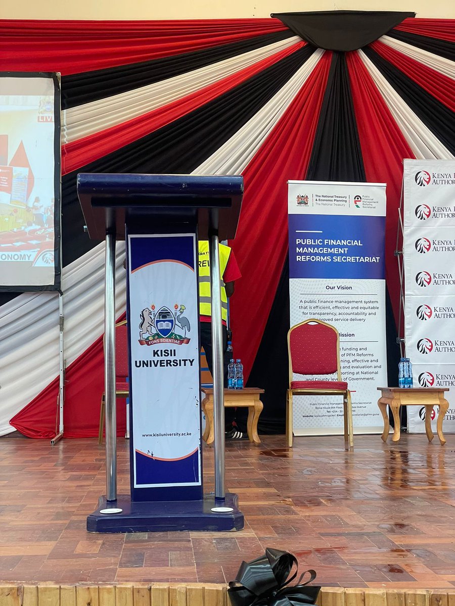 Today , we are at the Kisii University (@kisiuniofficial) for the National Tax Symposium. @KRACorporate @KRACare