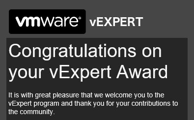 Grateful to be part of the #vExpert program for the 6th consecutive year! 🎉 Thanks to <a href="/VMware/">VMware</a> and <a href="/vExpert/">VMware vExpert</a> for this honor. The #vCommunity continues to be a source of inspiration and support.