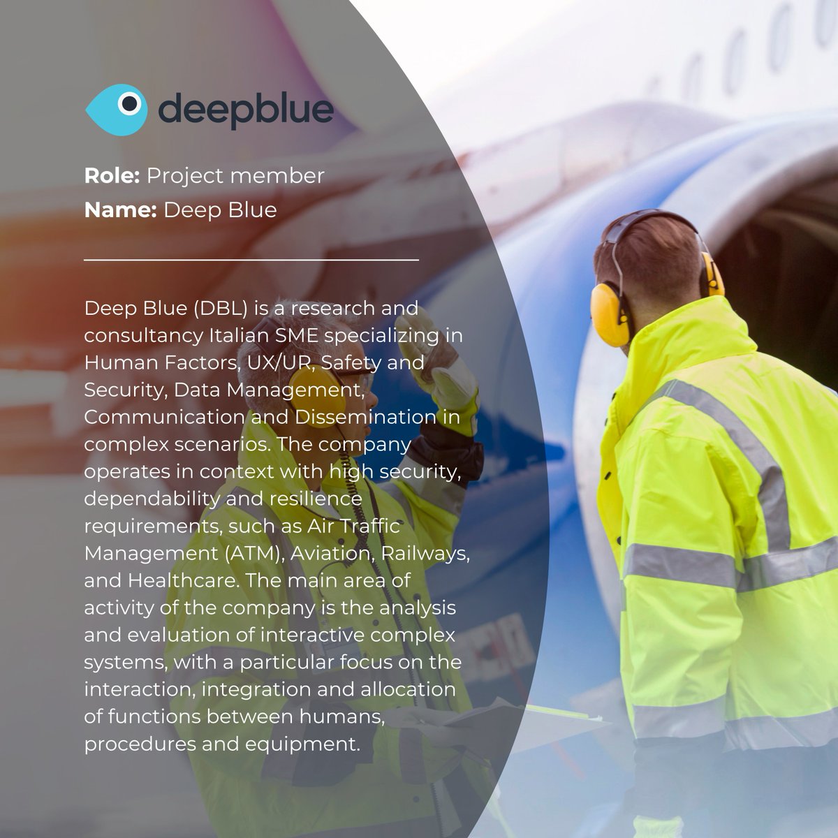 ASTRAsesar's tweet photo. #ASTRA consortium✈️

@dblue_it will play a crucial role in validating the functional and non-functional requirements as well as the operational concept of ASTRA.

👇🏽 Read the card below to know more!

#ATM #ATC #SJU #DES #AI #HCI https://t.co/rczSGFZOCJ