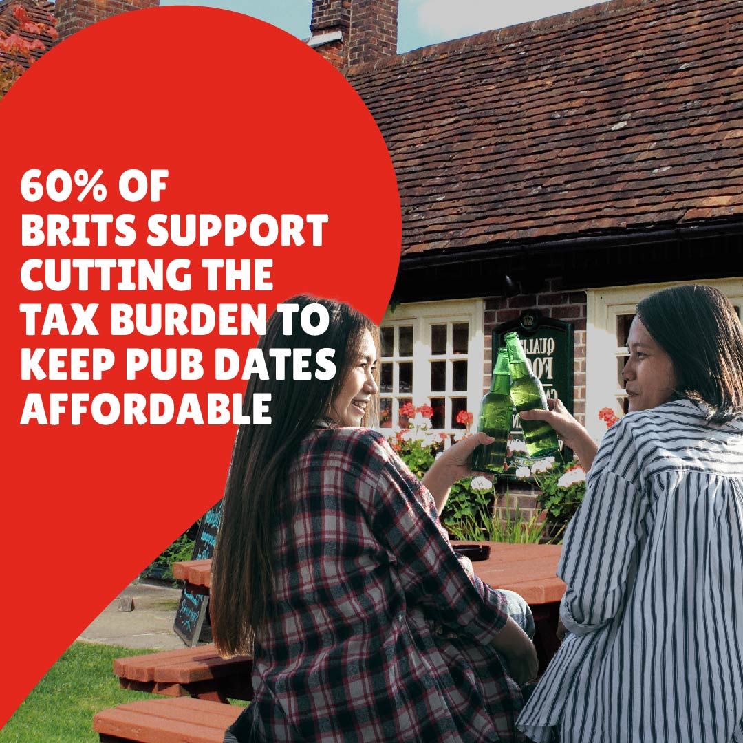 With living costs increasing, 60% of Brits support cutting pubs’ tax burden to keep pub dates affordable.

That's why we stand with the <a href="/LongLiveLocals/">Long Live the Local</a> campaign to cut the burden on pubs and cut the tax on love.

More: longlivethelocal.pub