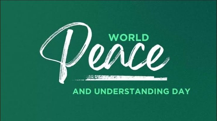 World Peace and Understanding Day is observed on February 23 every year.... 
So if u have someone who understands u n gives u peace tag them if u want...🙃
#WorldPeaceDay
#WorldUnderstandingDay