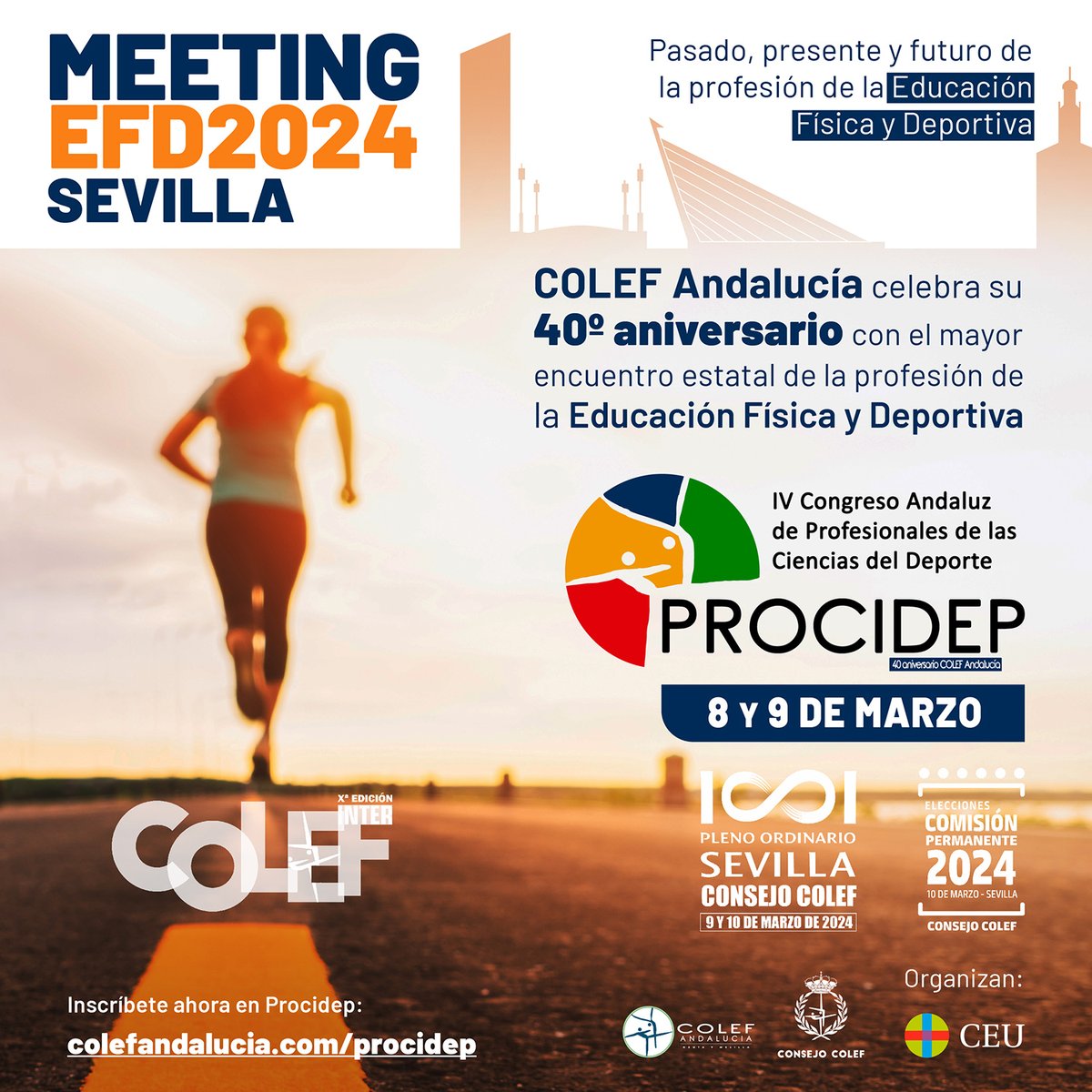 ColefAndalucia's tweet photo. ℹ️ #PROCIDEP2024 | El 8 de marzo a las 18:30h. será la mesa redonda sobre "Perspectivas de futuro para la #profesión de la #EducaciónFísica y #Deportiva", con Sonia Herce, @JernimoGarcaFe1,  Elsa Gutiérrez y Carlos Cano. Modera @carlotadr22.

➡️ https://t.co/H52HyFbEZi
#EFD https://t.co/FMrS4B2ca4