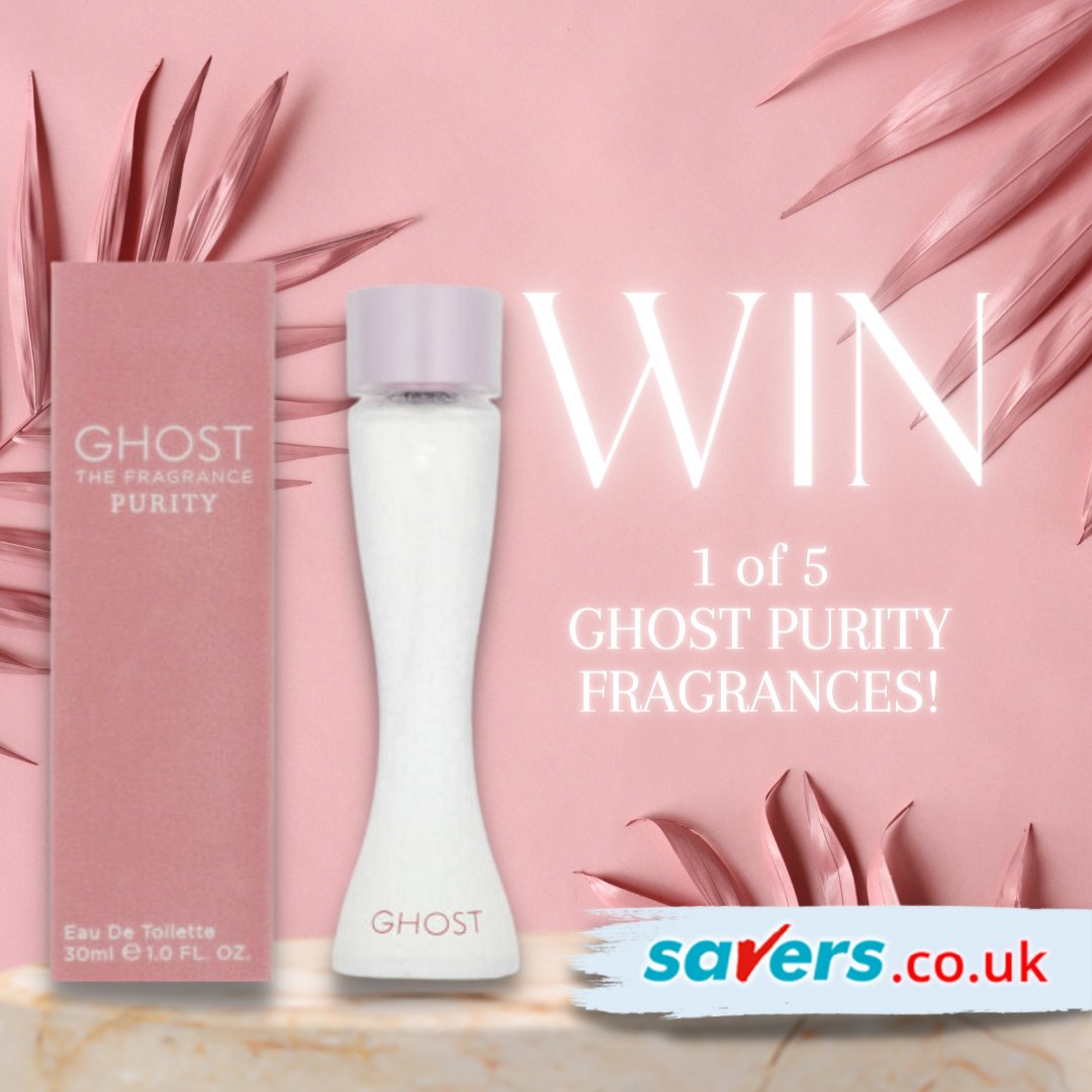 It's competition time again!🥳
We're giving you a chance to #WIN 1 of 5 Ghost Purity fragrances!!😍

To enter simply RT & FOLLOW @SaversHB 

UK only. Ends 27/02/24. T&Cs apply - tinyurl.com/2ekrfkjh
#ukcompetition #giveaway #giveawayuk #ukcomp