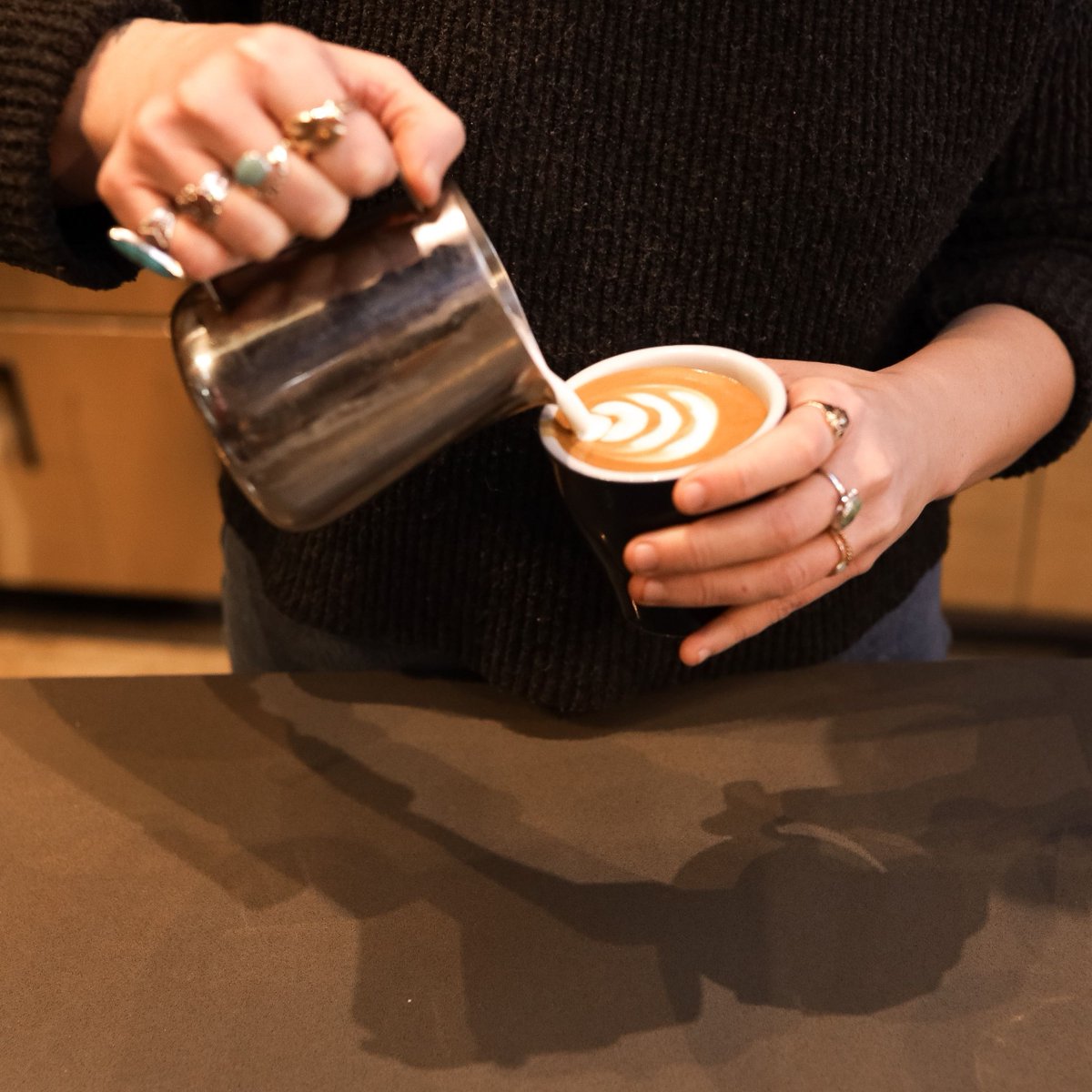 Revel77's tweet image. Turning coffee into art, one cup at a time. Who else needs a little latte love this morning? 🎨🍵 

#ArtisanCoffee #LocalRoasters #ThirdWave #espresso #latte #CoffeeAddict #CoffeeLovers #Spokane #ShopLocal #SipLocal