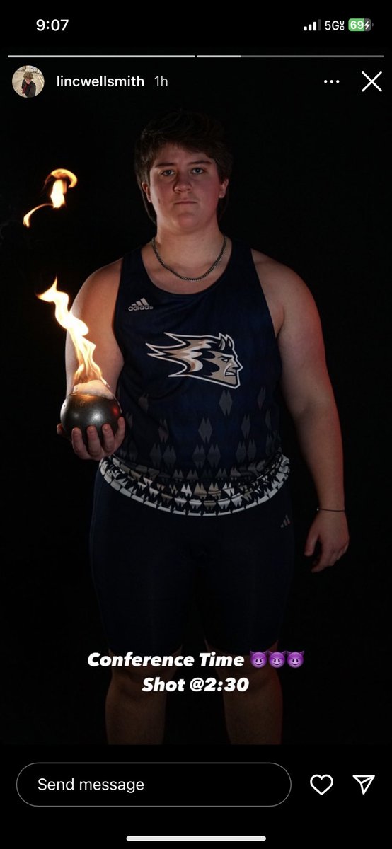 Congrats <a href="/LincWellsmith/">Lincoln Wellsmith</a> on qualifying for WIAC Indoor Conference - going in ranked #17! Let’s go!!!