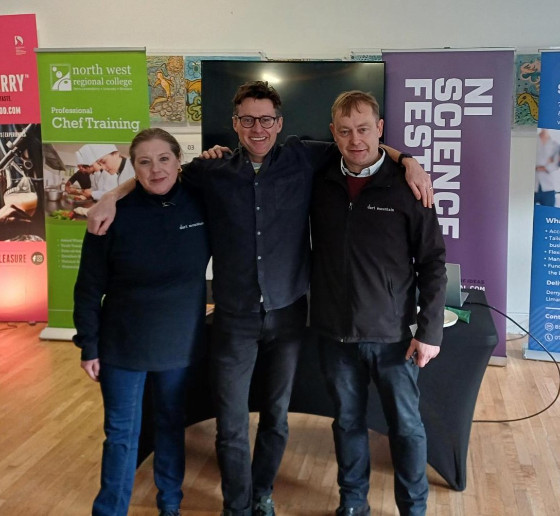 As part of the <a href="/niscifest/">NI Science Festival</a>, NWRC supported the <a href="/dartmountain/">dart mountain cheese</a> demonstration which was hosted by <a href="/PatrickMcGuigan/">🧀 Patrick McGuigan 🧀</a>, respected cheese writer &amp; educator in the <a href="/PlayhouseDerry/">DerryPlayhouse</a> this morning! <a href="/nwrc_bsc/">NWRC Business Support Centre</a> <a href="/nwrclimavady/">NWRC Limavady</a>