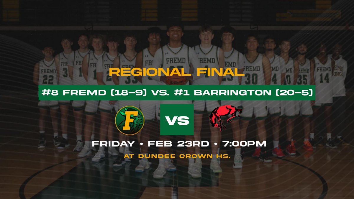 Calling all Vikings once again! Come help us win the Dundee Crown Regional tonight! 7:00 tip
<a href="/Fremd_Football/">FremdFootball</a> <a href="/FremdSoftball/">Fremd Softball</a> <a href="/FremdBaseball/">Viking Baseball</a> <a href="/FremdTennis/">Fremd Tennis</a> <a href="/Fremdtrack/">Fremdtrack</a> <a href="/FremdBoysSoccer/">Fremd Boys Soccer</a> <a href="/Fremd_Boys_VB/">Fremd Boys Volleyball</a> <a href="/wfhoops1/">Fremd G Basketball</a> <a href="/FHSLadyVikes/">Fremd Girls Soccer</a>