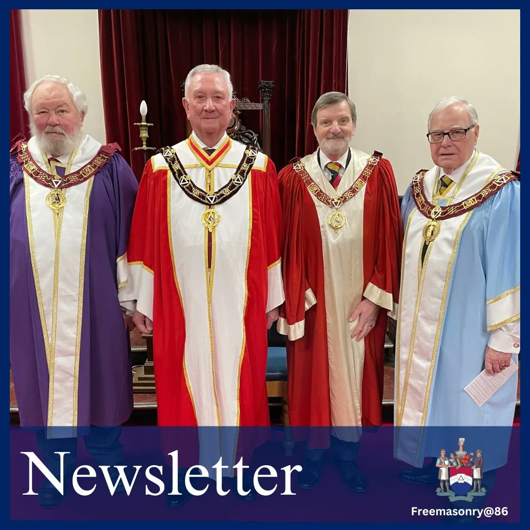 Get that #FridayFeeling with this week’s Freemasonry@86 News update! 📰 Stay up to date with the latest happenings in the Freemasonry community and gain insights into the Companion Orders’ activities. Read the full newsletter by clicking on the link here - drive.google.com/file/d/18lfJtl…