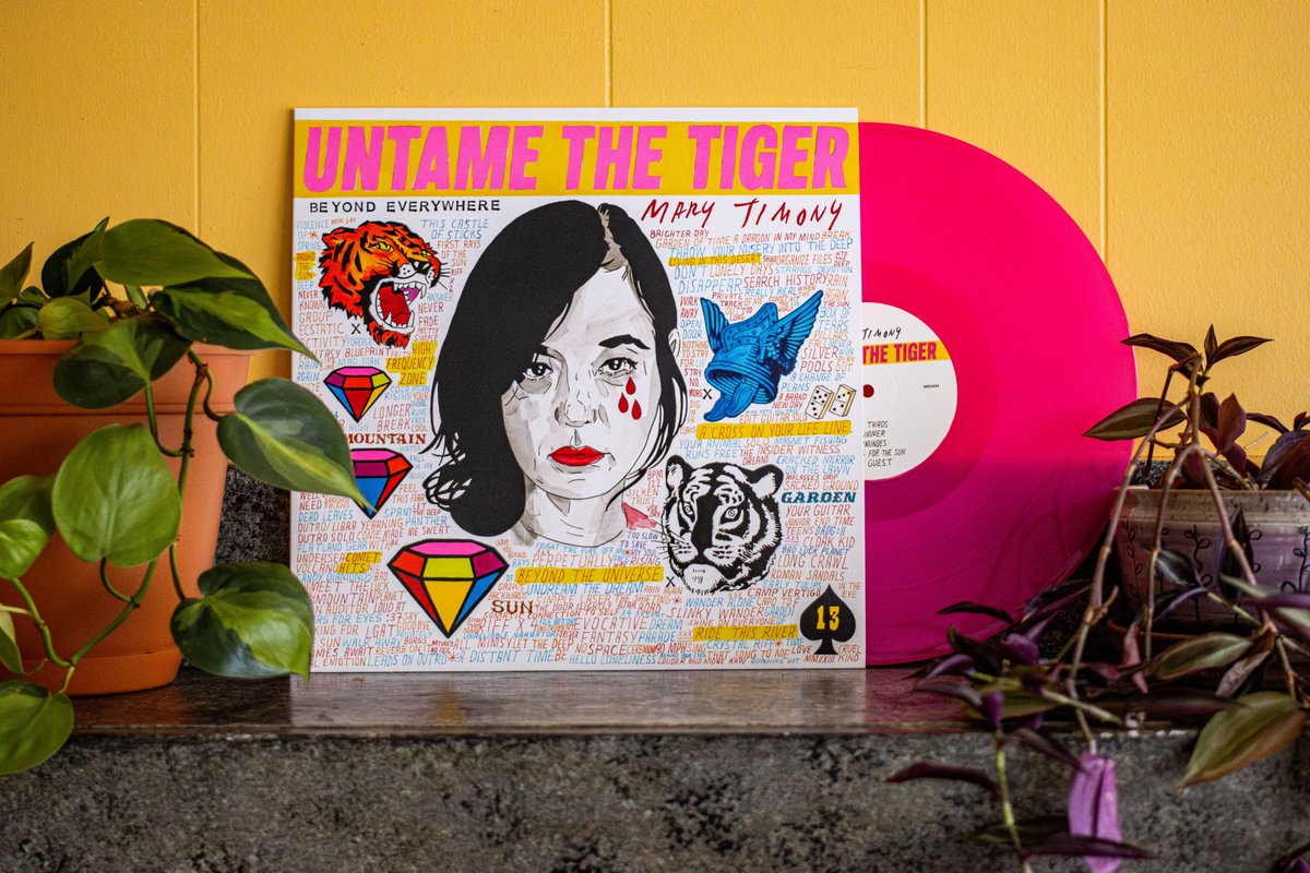 mergerecords's tweet photo. Out today! @MaryT_Money's 'Untame the Tiger' is streaming everywhere and available on physical formats in the Merge store 🐯
Give it a listen or pick up a physical copy right here: https://t.co/qrKflwwP1m
#newmusic #newalbum #marytimony #mergerecords #vinyl https://t.co/wPNdQJuaSC