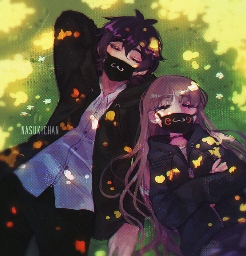 NasukiChan's tweet photo. Un Shiro y una Paula chill  
Regalito de cumple que le hice a @/ShiroBeil uvu ✨ https://t.co/WJi5tzykxy