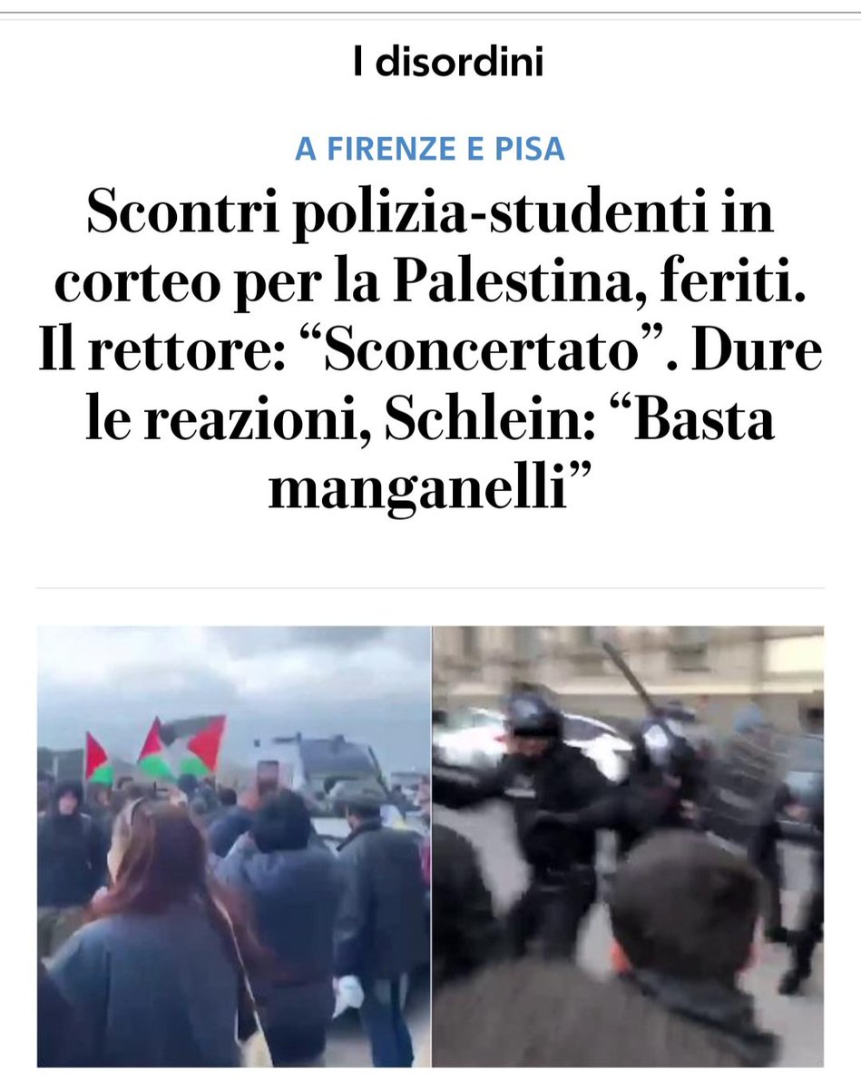 @gabriella_roux Scontri polizia studenti? Cambiate il titolo.