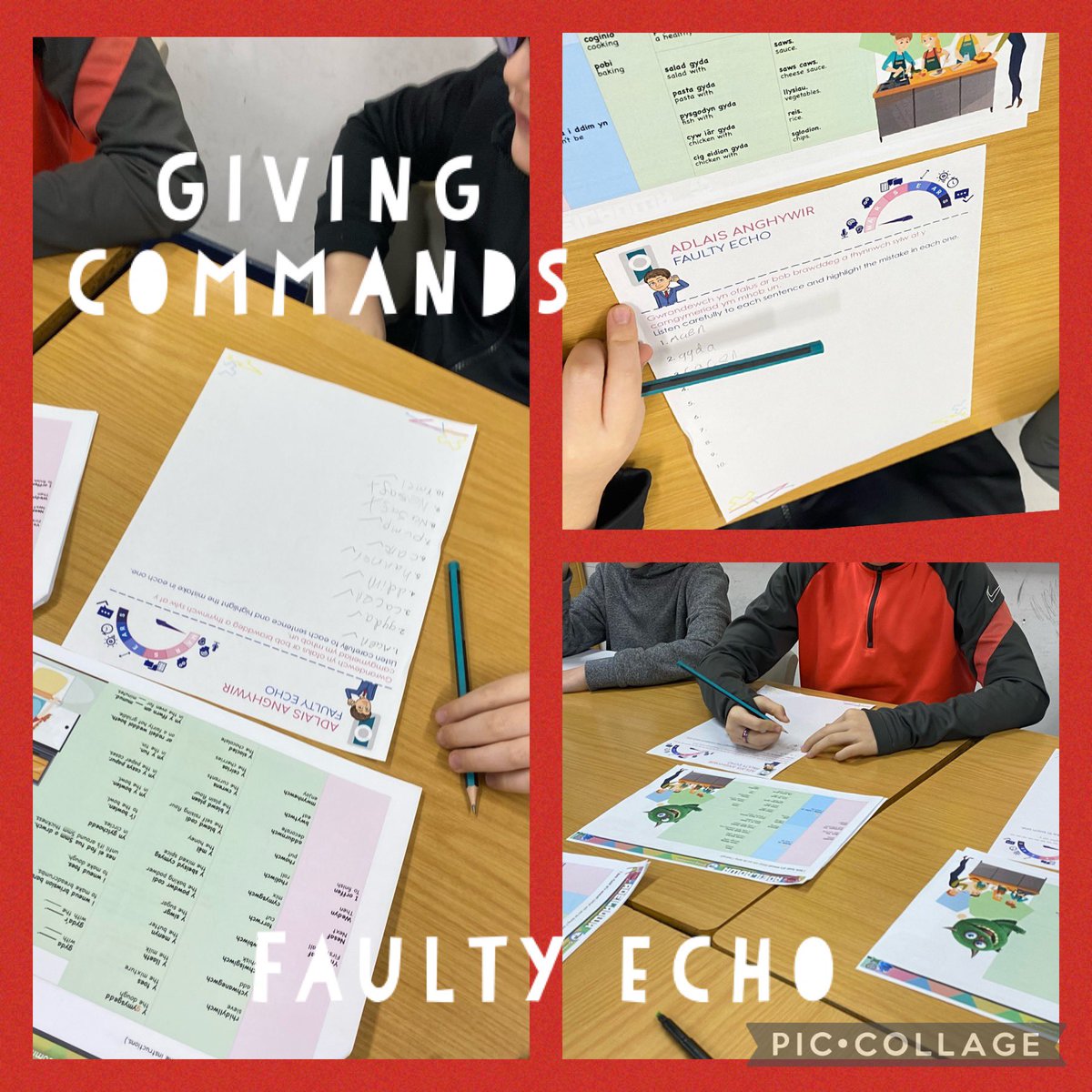 Also this week Y5 @PDCSPrimary pupils have enjoyed a range of Welsh activities #Darllen #ysgrifennu #Meistroli #Faultyecho #Ambitiouscapablelearners @CymraegSB @CymraegPDCS