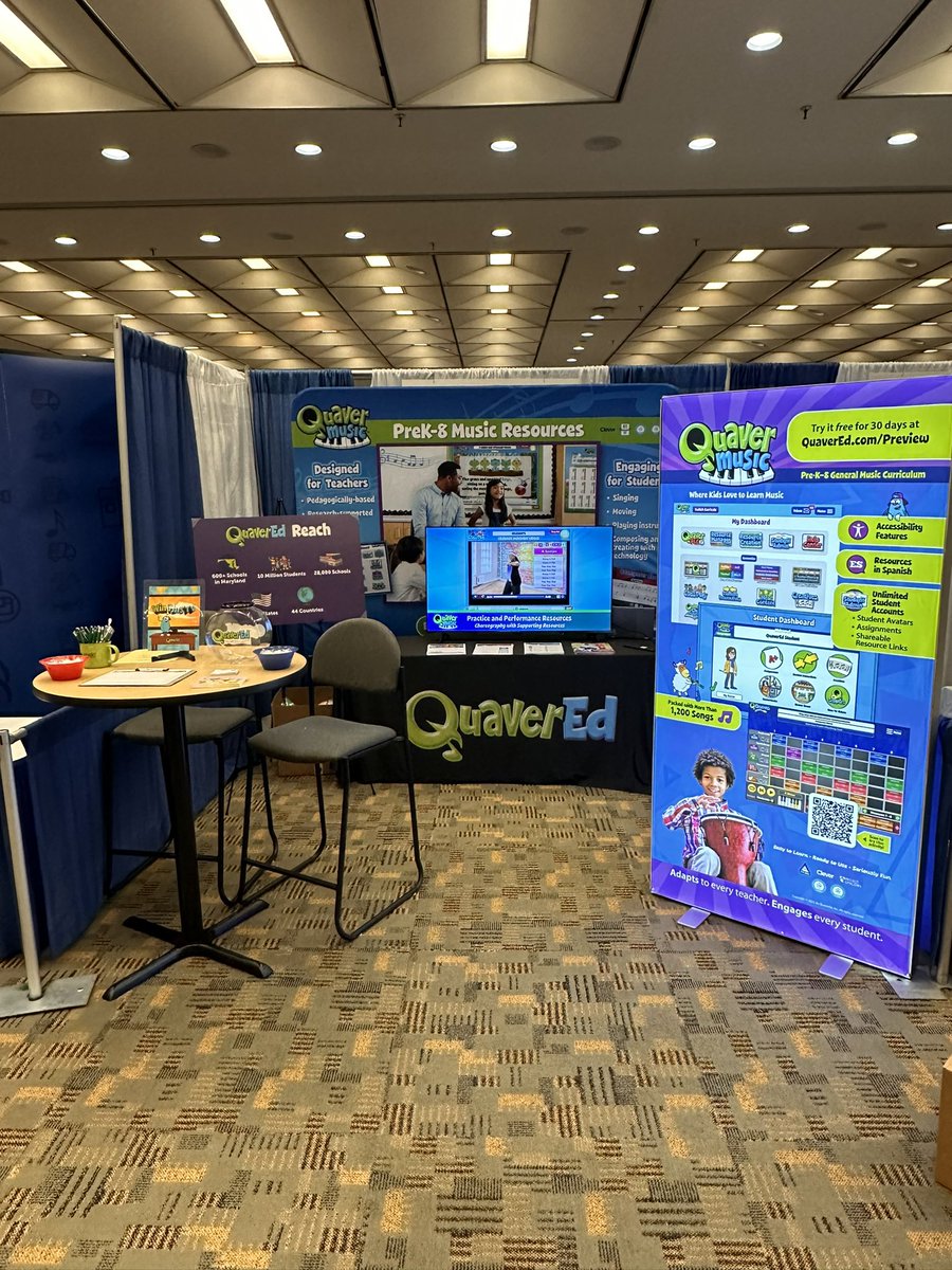 Eric Wormsbaker (@eric_quavered) on Twitter photo Good morning, Baltimore! Excited to be here at MMEA. Stop by the booth and learn what’s new with QuaverMusic!
Be sure to move and groove with <a href="/Lesley_QuaverEd/">Lesley at QuaverEd</a>’s session this morning at 10:30a! Good morning, Baltimore! Excited to be here at MMEA. Stop by the booth and learn what’s new with QuaverMusic!
Be sure to move and groove with <a href="/Lesley_QuaverEd/">Lesley at QuaverEd</a>’s session this morning at 10:30a!