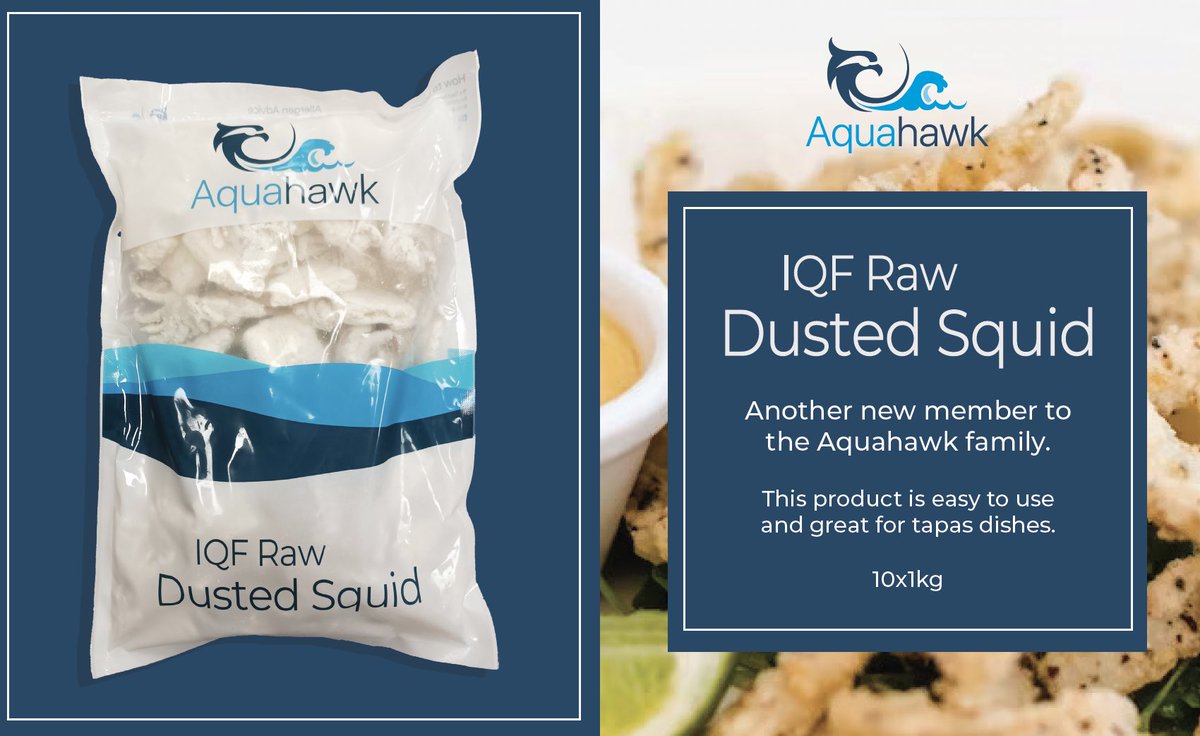 SeahawkLtd's tweet photo. Have you tried our #Aquahawk IQF Raw Dusted #Squid yet? #seafood https://t.co/b7BH3tGXmb