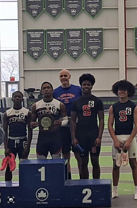 Ian Thomas (@ianthomas_12) on Twitter photo This weekend Our team took 1st Place in the 4x200 relays w/ a time of 1:30. We have qualified for States & both indoor <a href="/Nike/">Nike</a> and <a href="/NewBalance/">New Balance</a> Indoor Nationals. Hardwork pays off <a href="/SpellmanZaire/">Zaire Spellman</a> <a href="/JoshuaGenwright/">Joshua Genwright</a> <a href="/oliverarius6/">Oliver Arius</a> <a href="/Coachlanese13/">Coach George</a> <a href="/StepinacSports/">Stepinac Athletics</a> This weekend Our team took 1st Place in the 4x200 relays w/ a time of 1:30. We have qualified for States & both indoor <a href="/Nike/">Nike</a> and <a href="/NewBalance/">New Balance</a> Indoor Nationals. Hardwork pays off <a href="/SpellmanZaire/">Zaire Spellman</a> <a href="/JoshuaGenwright/">Joshua Genwright</a> <a href="/oliverarius6/">Oliver Arius</a> <a href="/Coachlanese13/">Coach George</a> <a href="/StepinacSports/">Stepinac Athletics</a>