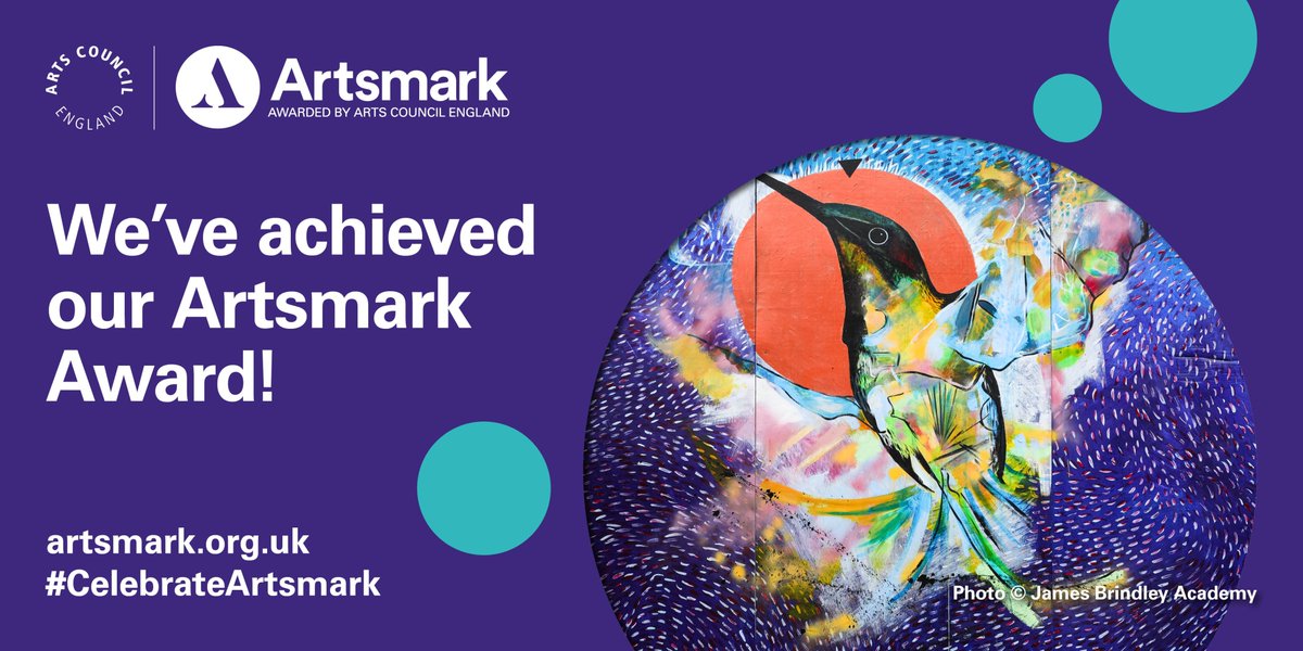 We are so excited to be awarded our Artsmark GOLD Award in recognition of our fantastic arts provision & putting creativity & wellbeing at the heart of our curriculum. Our pupils are creative & access a diverse, high-quality cultural education @Artsmarkaward  #CelebrateArtsmark