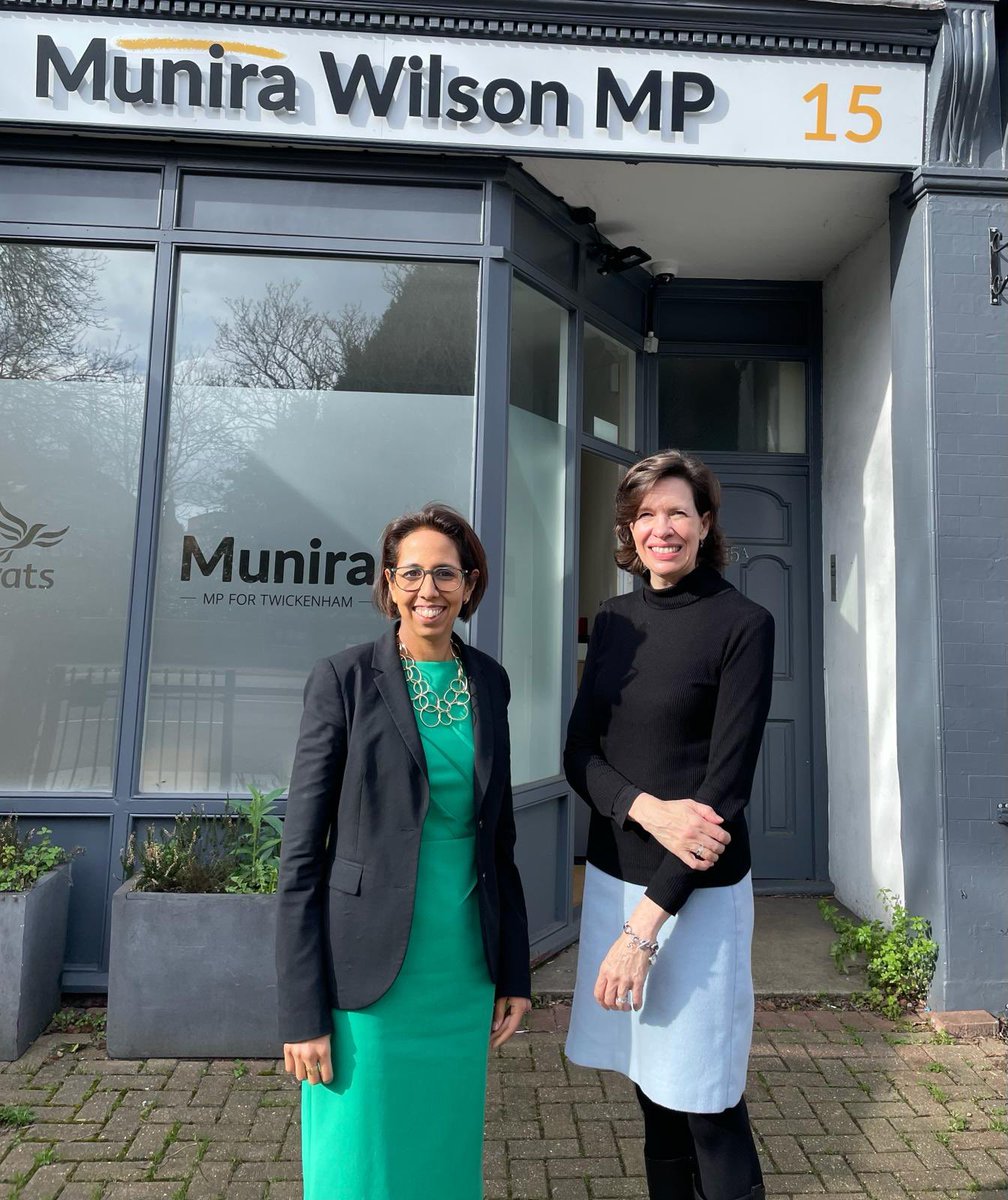 Greeting Card Association CEO Amanda Fergusson met with <a href="/munirawilson/">Munira Wilson 🇺🇦</a> MP to express industry concerns about the current Ofcom postal review, and the need for a national, regular, reliable and affordable postal service.