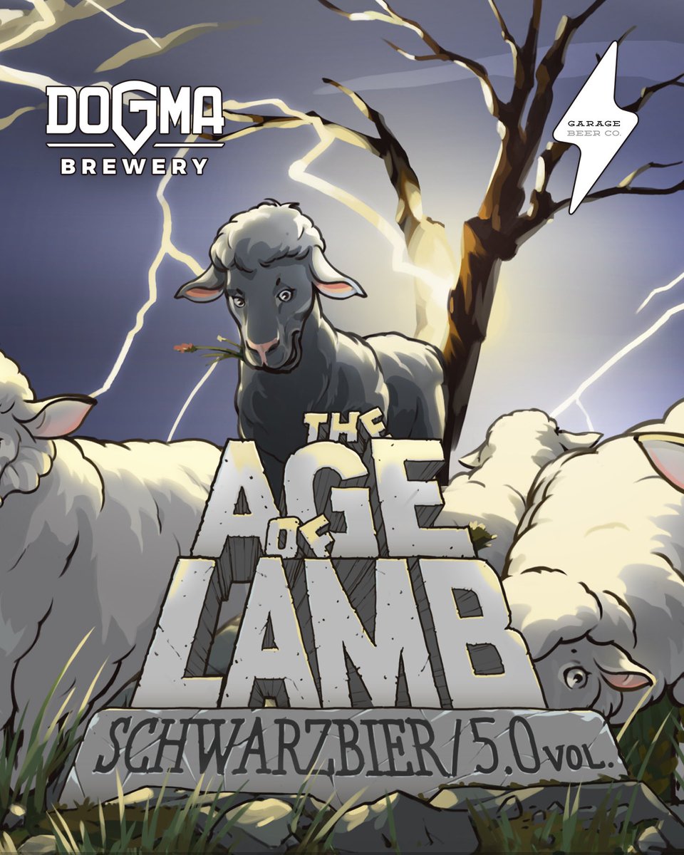 Šta se desi kad ugostimo kolegu iz inostranstva?
Ukratko - zaljubljivanje u srpsku kuhinju i NOVO PIVO.

🐑THE AGE OF LAMB🐑
Schwarzbier, 5%
Collab brew <a href="/GarageBeerCo/">garage beer co.</a> 

Schwarzbier, trad. nemački stil tamnog piva, sladnog karaktera sa blagim aromama kafe, suvog voća i karamele.🍻