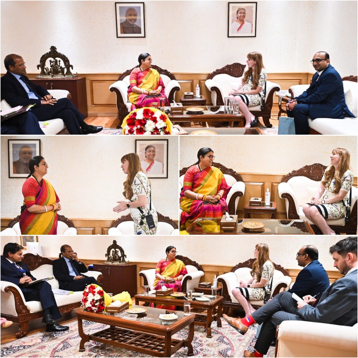 Had a fruitful discussion today with Ms. @AngelaRayner, Shadow Deputy Prime Minister & Deputy Leader of the Labour Party, United Kingdom. She lauded India’s governmental initiatives on constructively addressing issues relating to the well-rounded development of women and…