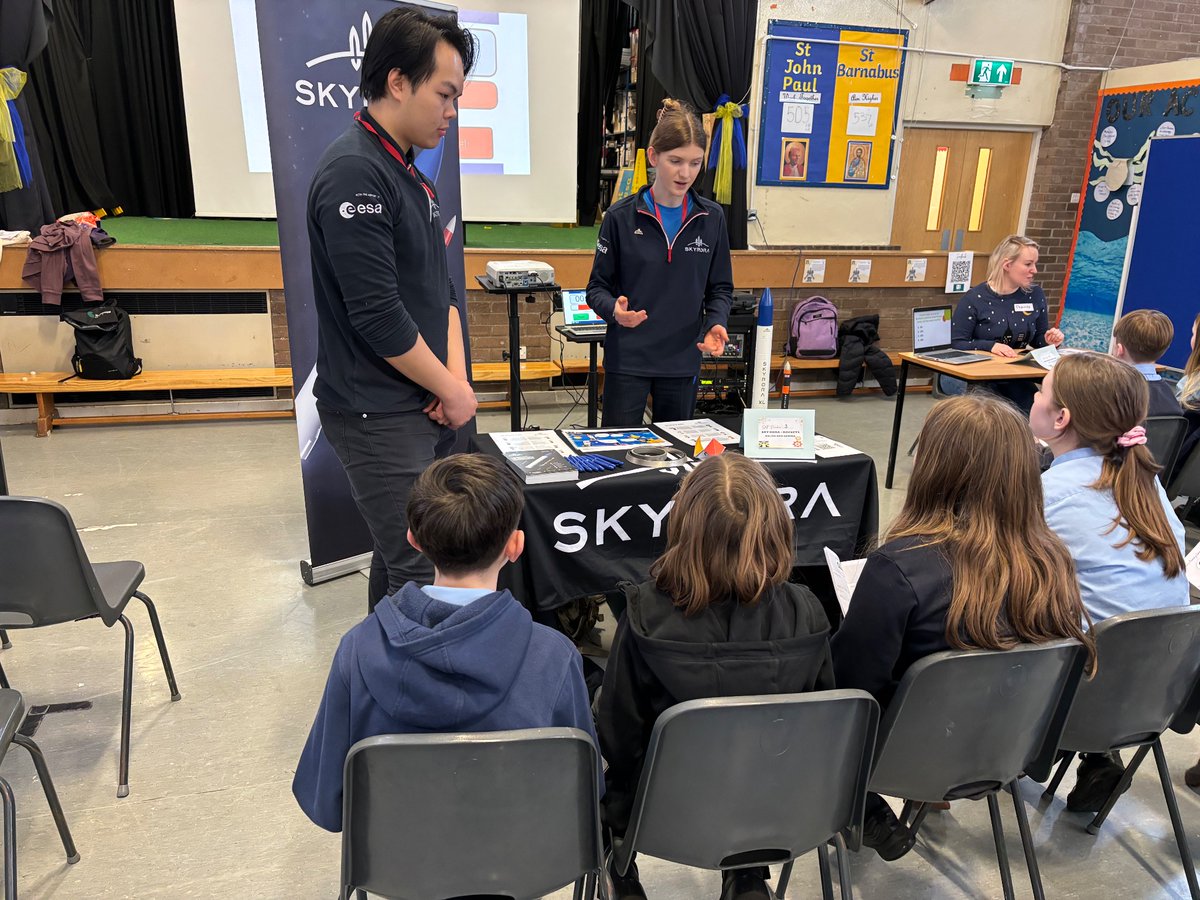 @Skyrora_Ltd joined us and helped us to learn all about rockets @STEMscotland