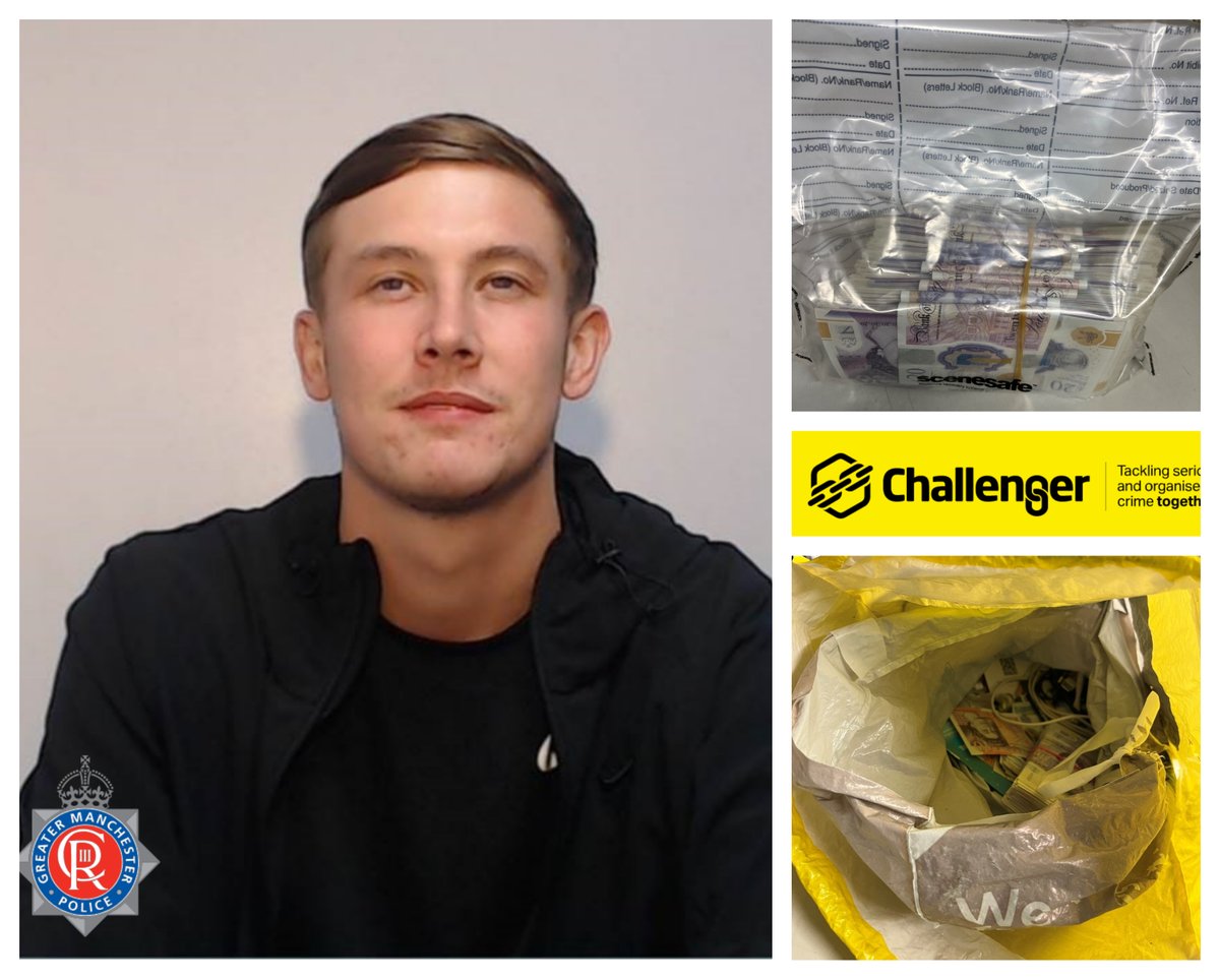 #JAILED I A drug dealer who was found to have almost £20,000 in cash when stopped by a police patrol has been jailed - Mitchell Bradley was later linked to deals worth more than £130,000. ➡️ orlo.uk/1brPM