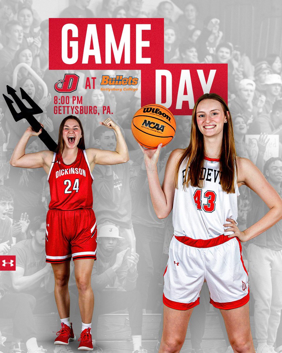DickinsonColWBB's tweet photo. 🚨GAME DAY 🚨 We travel down the road to take on Gettysburg at 8️⃣pm‼️ Jump in your car and come cheer us on cheer us👀 if you can’t 🚘 use this link to watch 💻 https://t.co/dzrAXMRDeC #dson #rolldevs #DCWB https://t.co/0OP8gLcvtR