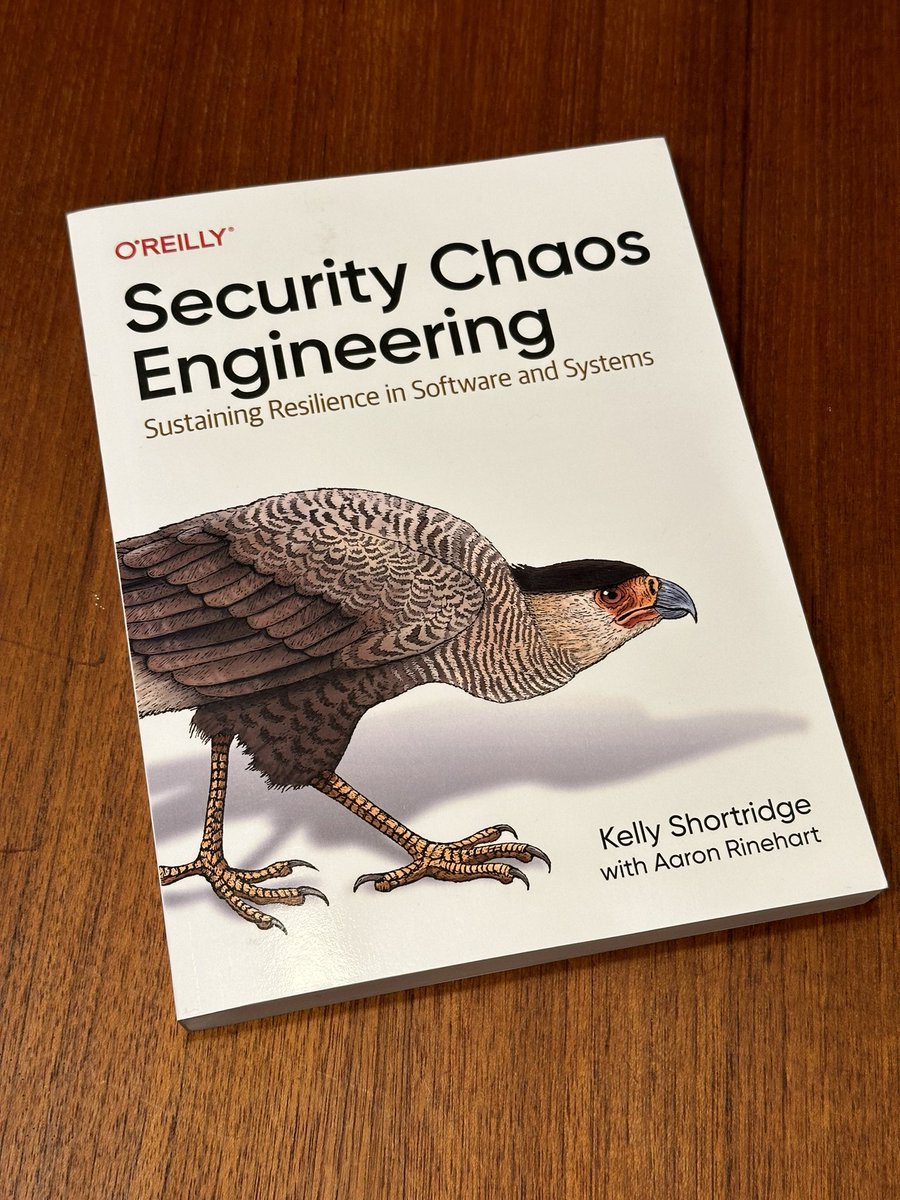 I finally get some time to read “Security Chaos Engineering” by <a href="/swagitda_/">Kelly Shortridge</a> with my (3rd) morning coffee.