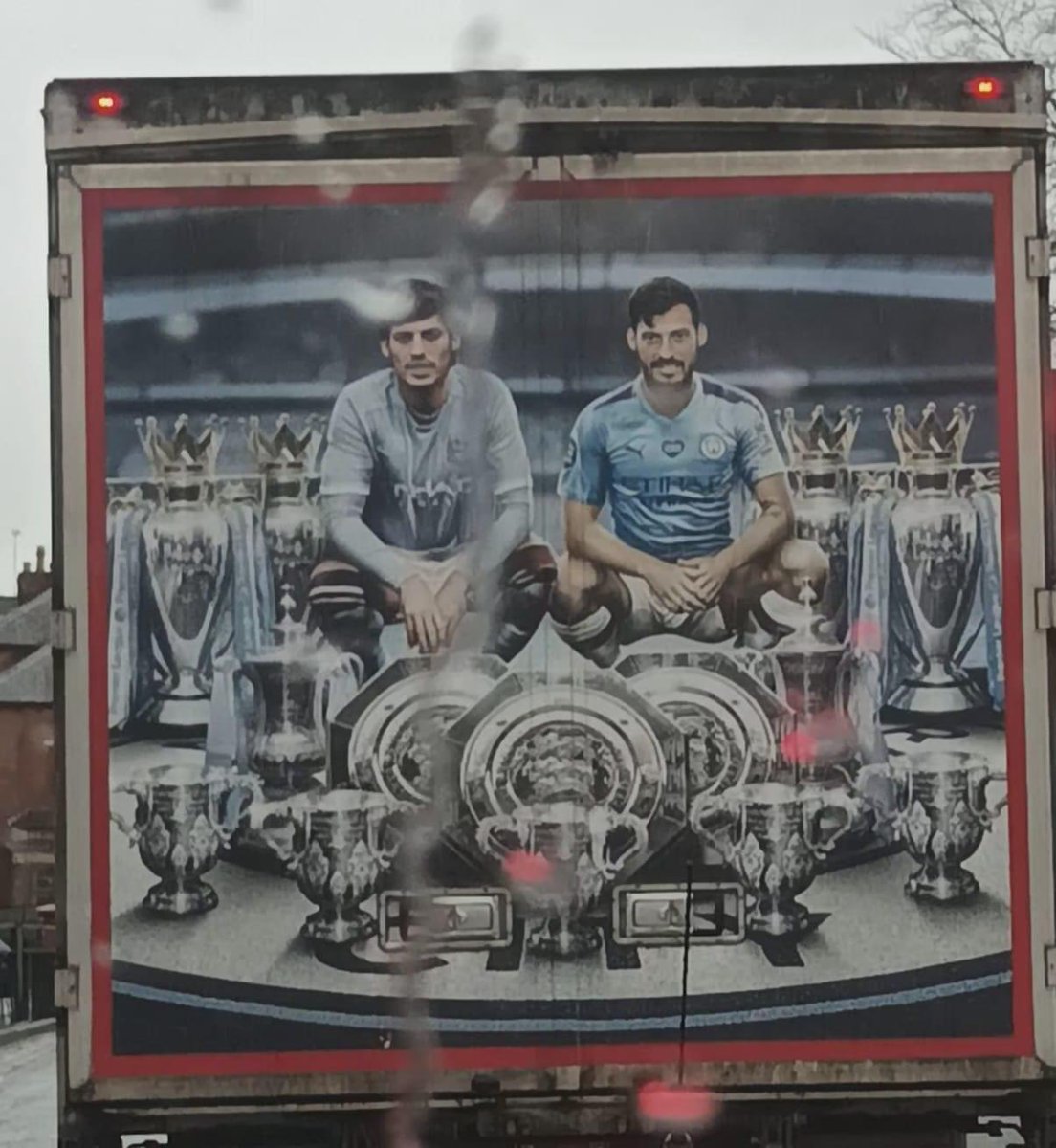 ManKippax's tweet image. Just seen this Wagon whilst driving and had to share it with all Manchester City Fans 🩵🩵