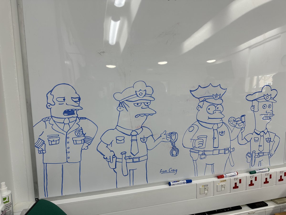 #HumansofASP | Today we were pleased to congratulate 12 New Dispatchers out of their initial training, they will be starting with the teams on Monday!🌟 
 Craig, who is soon to be a hero in a headset has shown his artistic skillset, with a parting gift to the training room ✏️