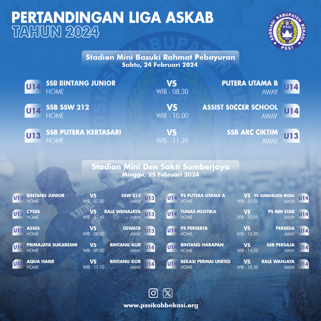PSSI Kabupaten Bekasi tweet media