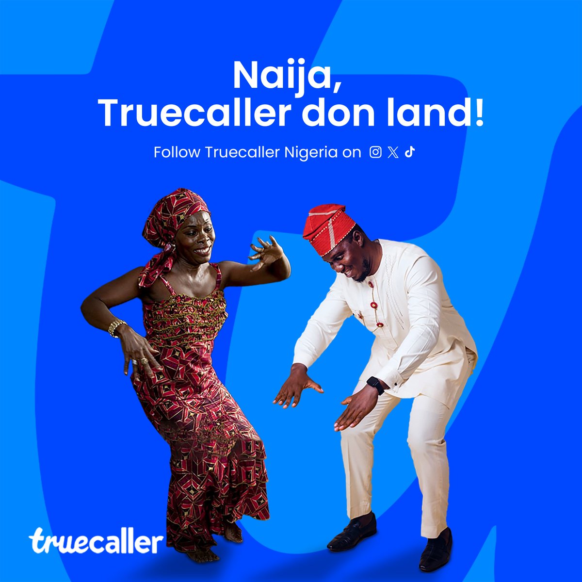 Naija, Truecaller has arrived on social media! For Truecaller tips and tricks, giveaways, and more follow us on Twitter, Instagram and Tiktok! 💙💙 #LiveScamFree #TruecallerNG #Truecaller