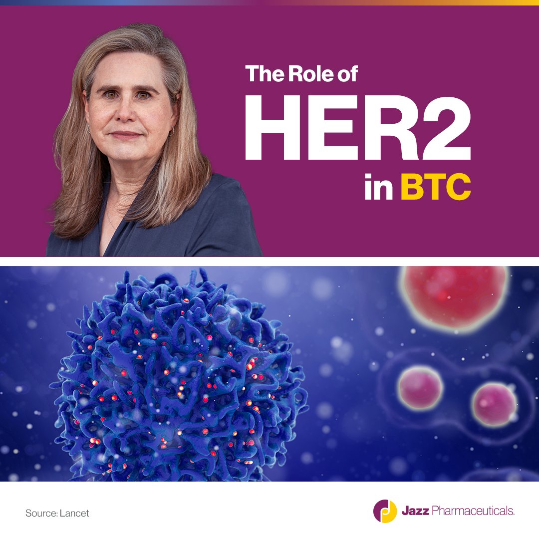 Over 210,000 people globally are diagnosed with biliary tract cancer every year, often at an advanced stage. This #Cholangingiocarcinoma Awareness Month, Elaina Gartner, VP Medical, Late-Stage/Oncology Clin. Dev., delves into the role #HER2 plays in BTC. bit.ly/3uAgveF