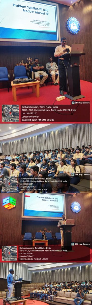 Glimpses of One Day Workshop on 'Achieving Problem-Solution Fit and Product-Market Fit' on 23 February 2024 orgaanized by Department of Quantitative Engineering, Simats Engineering.
#simats #mhrdinnovationcell #iic #vicechancellorsimats #problemsolutionfit #productmarketfit