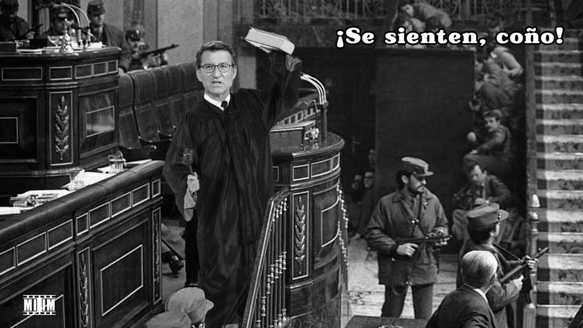 #23Febrero Feijóo continua el golpe de estado judicial.