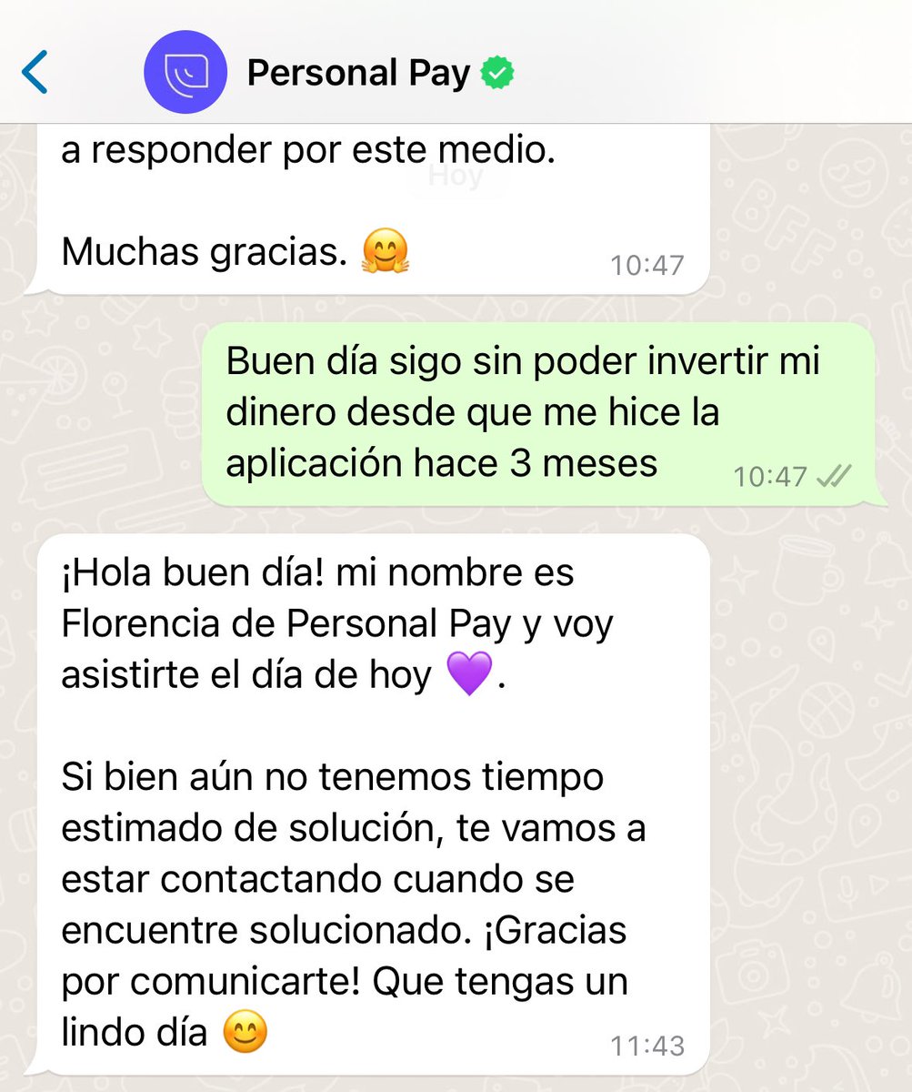 bubiluz's tweet image. Que g@archa que es #personalpay y la atención. Hace meses que no me anda la cuenta y no se hacen cargo @PersonalFlow_At @PersonalAr