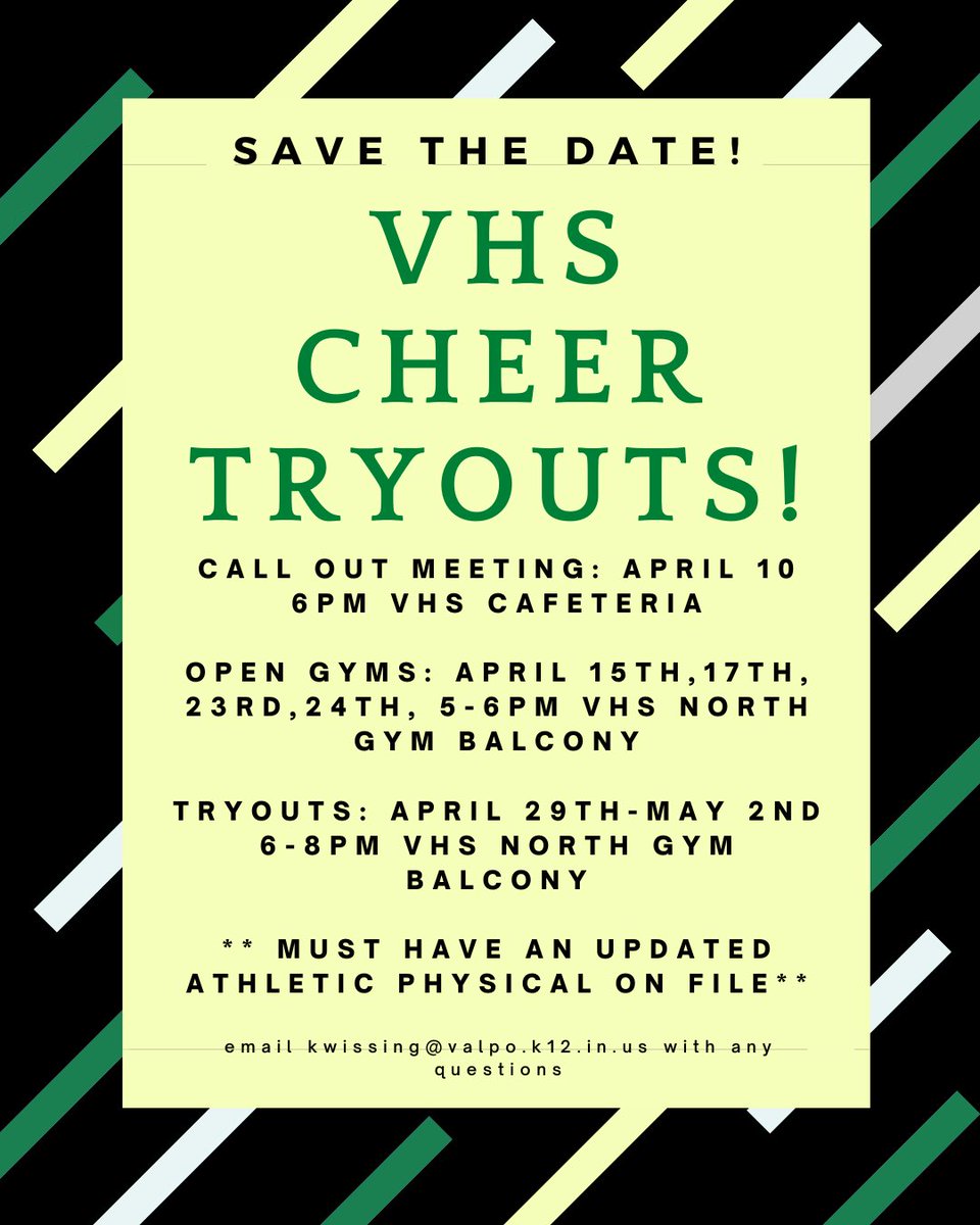 Fall 2024 Cheer Tryout Info!