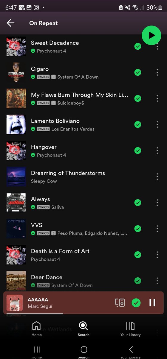 Azyleth's tweet image. Me vs my on repeat ~