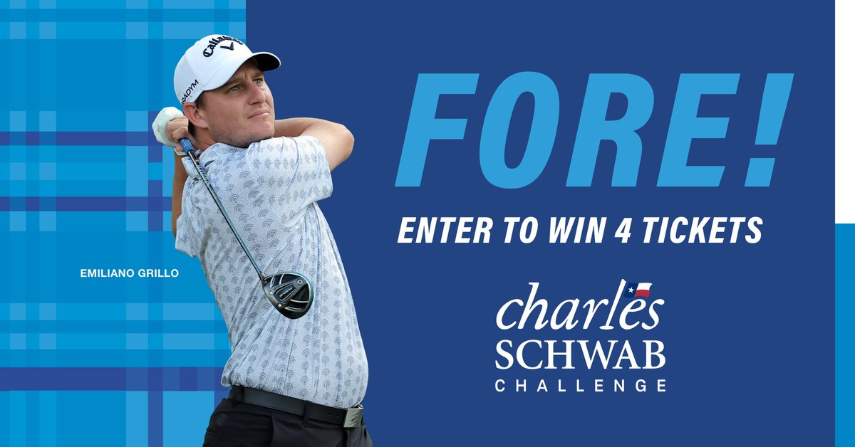 Enter to win four tickets to the 2024 Charles Schwab Challenge. Contest ends February 29th. charlesschwabchallenge.com/giveaway2024