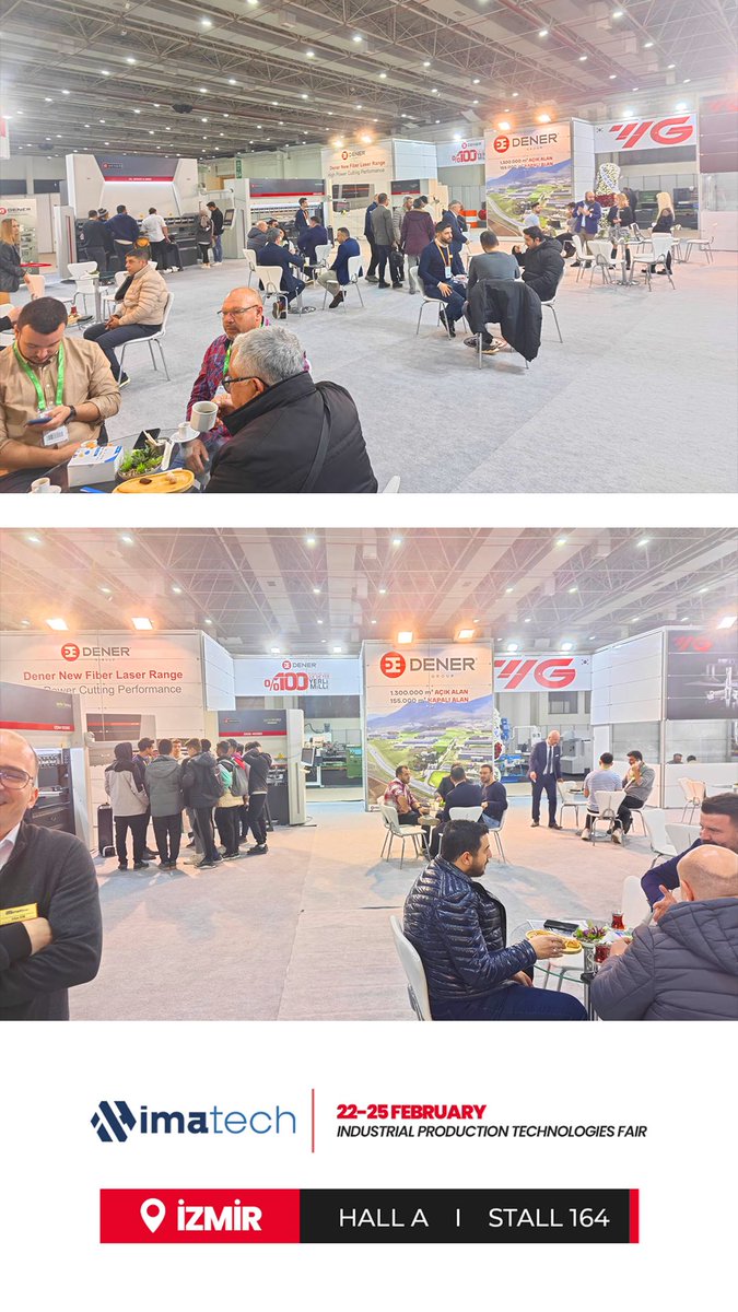 denermachinery's tweet image. Thank you very much for visiting us on the second day of our fair!
It was a great pleasure to welcome you.

#fuarizmir #imatech #cncmachining