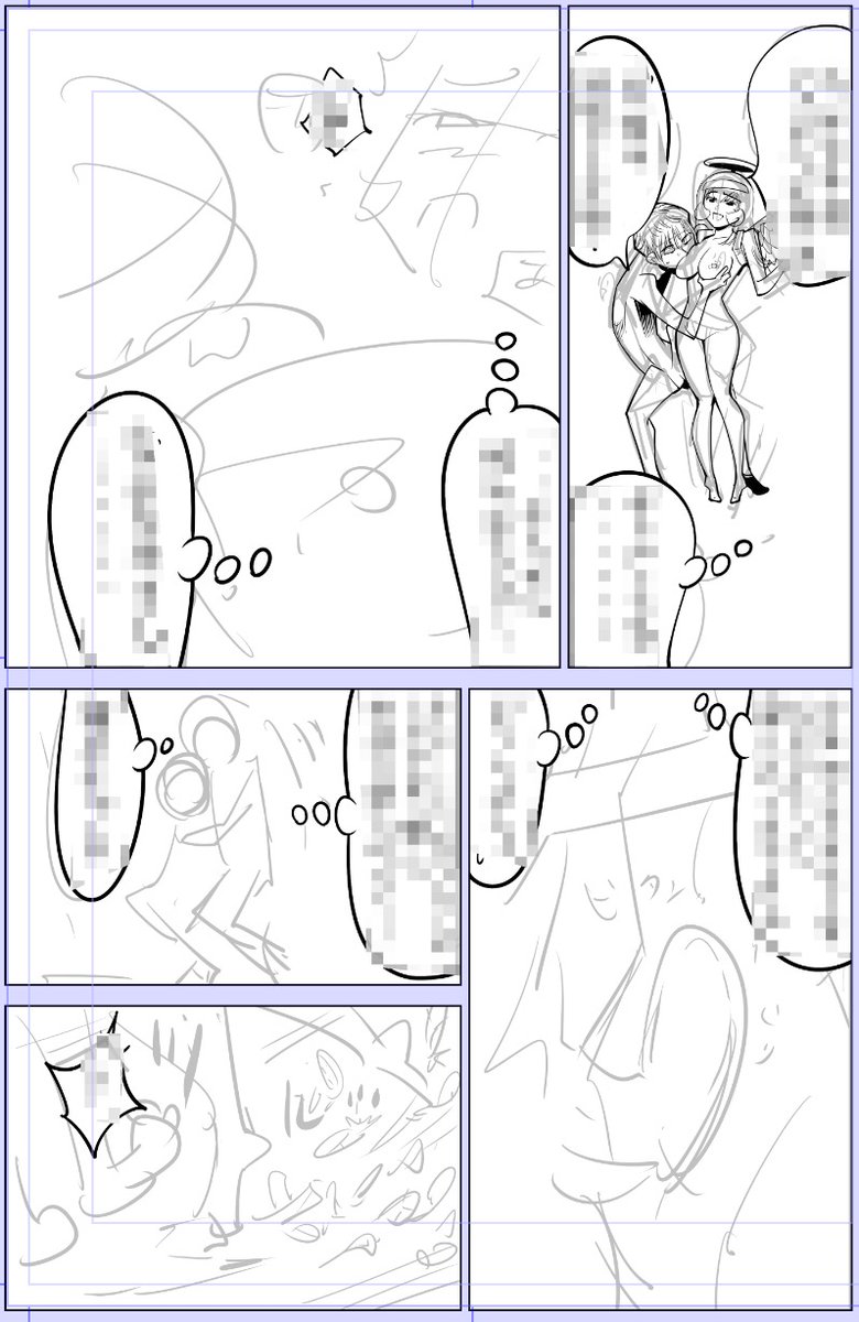 お疲れ様です!ありがとうございます✋😄🤚
今日は一コマ描いて時間切れでした😅

今日描いた絵 1994個目
●ヤバい!! ハダカで電車に乗っちゃった～ほとんどモロ出しボディペインティング～
仮タイトル「未定」
https://t.co/0BGGK8hZVj
なめぞう漫画一覧
https://t.co/laZVh7nGLI 