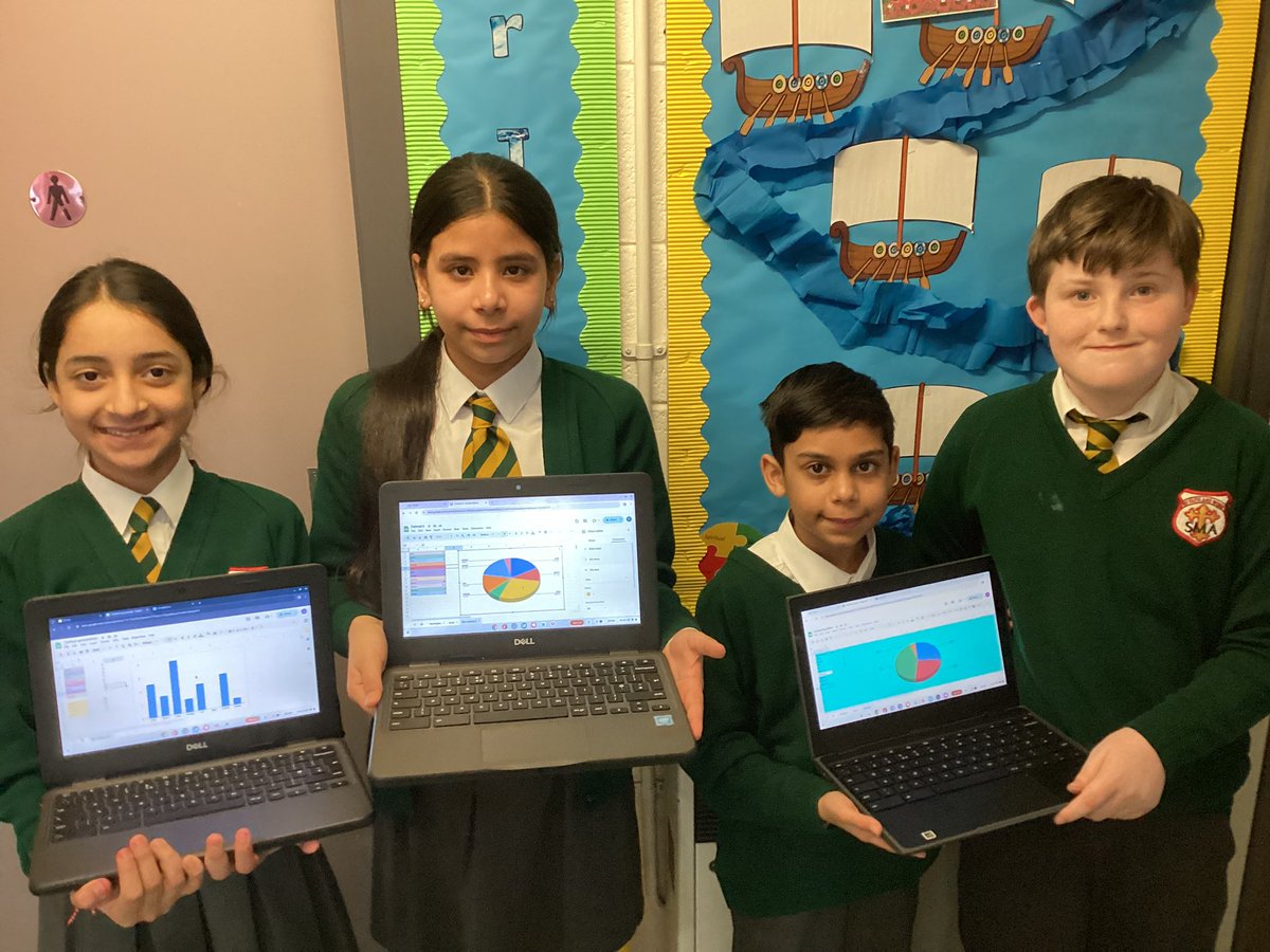 We have really enjoyed our Computing day today! We have used excel to find averages and displayed our own data using graphs and charts 💻📊 #SMAComputing