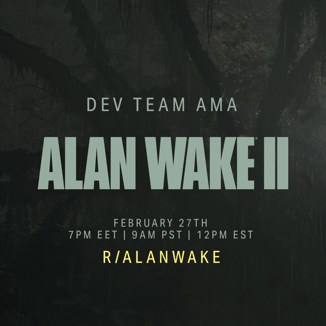 Alan Wake 2 Was So Good Thanks To Epic Games, Says Remedy They let us make  the game we wanted to make : r/AlanWake