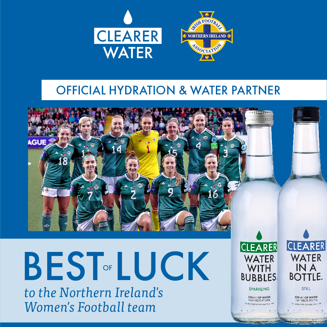 Best of luck for the Northern Ireland's Women's football team as they kicked off a weekend of games with Montenegro this afternoon #ClearerWater #WaterThatHelpsPeople @irishfa