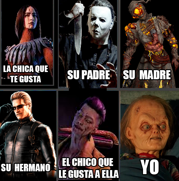 RaimakGames's tweet photo. Es tan real que duele... aunque mi madre siempre dijo que era resultón 🤣🤣🤣 #dbdfanart #dbdmemes #dbdrisas #humor #Memes https://t.co/IRzGW0hQuS