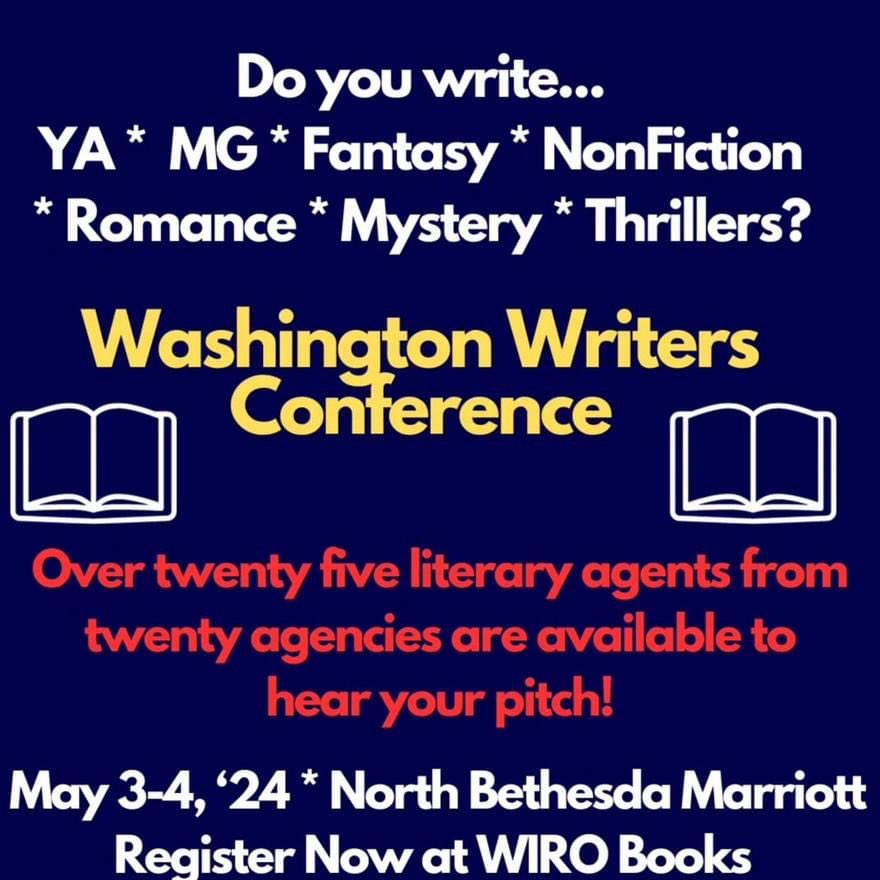 Washington Writers Conference - May 3 & 4 in 2024 tweet media