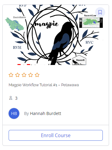 We are now offering self-directed courses on our website that you enroll yourself in! Our inaugural offering is a free course with Magpie, which is a set of Google Colab notebooks that allows you to build a full-fledged hydrologic model in ~45 minutes. heronhydrologic.ca/courses/